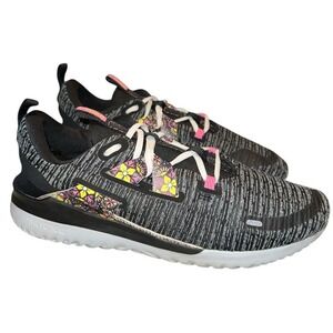 Nike Renew Arena SE Womens Sz 10‎ Running Athletic Shoes Black Pink Floral